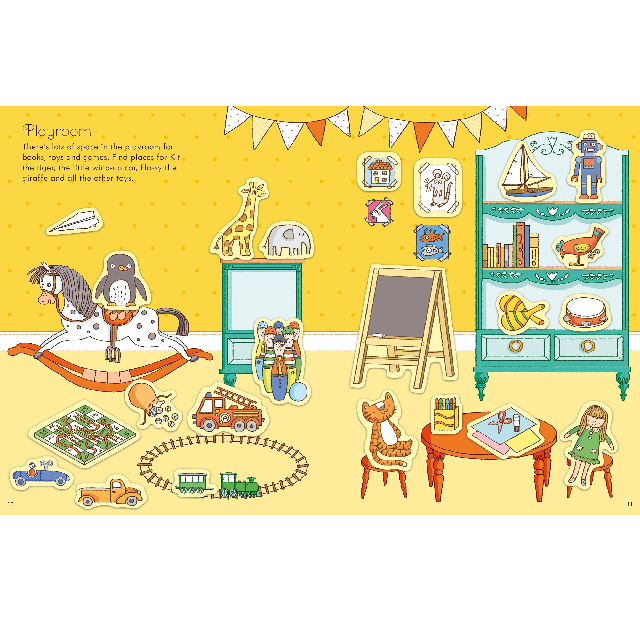 Dollhouse First Sticker Book, Usborne