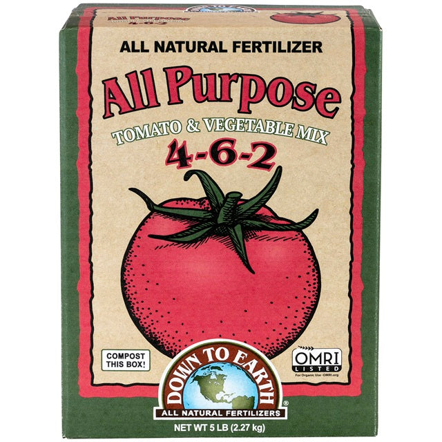Down To Earth All Purpose Mix Fertilizer, 5 lbs.
