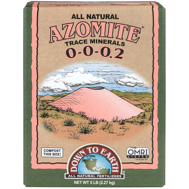 Azomite Composition Down To Earth Azomite Powdered Trace Minerals 5 Lbs. — Ellington Agway