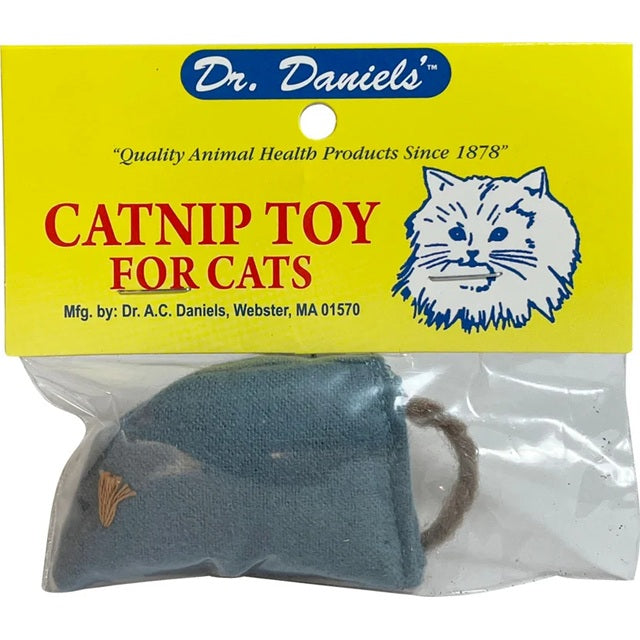 Dr. A.C Daniels Flannel Catnip Mouse Cat Toy