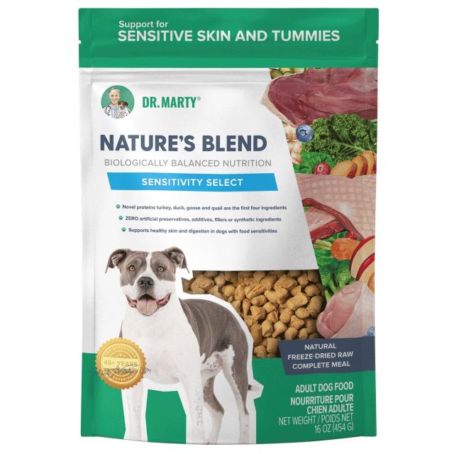 Dr. Marty Nature's Blend Sensitivity Select FreezeDried Dog Food