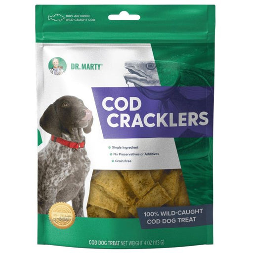 Dr. Marty Cod Cracklers Dog Treat 4-oz.