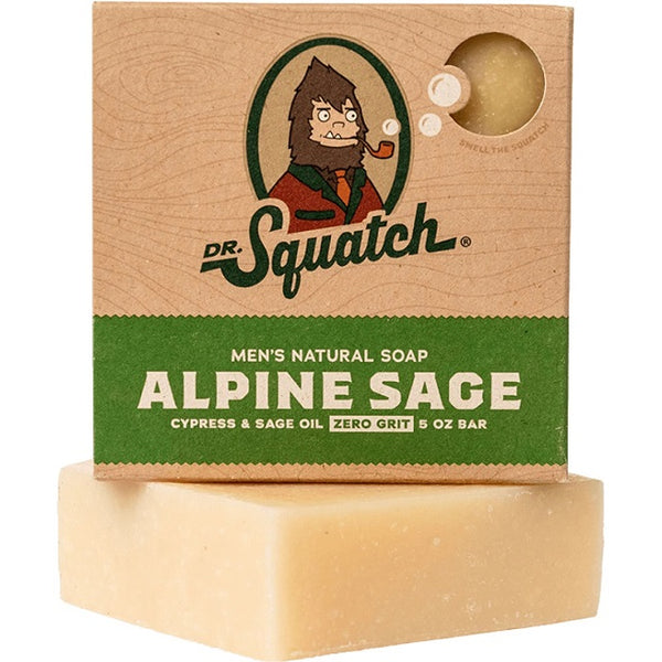  Dr. Squatch All Natural Bar Soap for Men, 5 Bar Variety Pack - Alpine  Sage, Bay Rum, Bourbon, Eucalyptus and Goat's Milk : Beauty & Personal Care