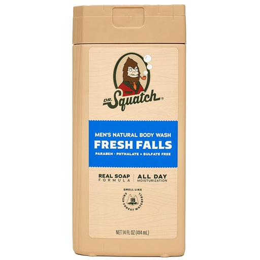 Dr. Squatch Fresh Falls Men's Natural Body Wash 14 oz.