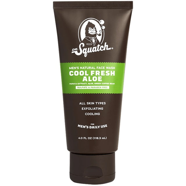 Dr. Squatch Cool Fresh Aloe Face Wash 4 oz.