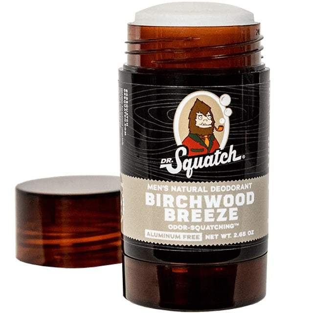 Dr. Squatch Deodorant NEW Scent Birchwood Breeze Men's Naturally