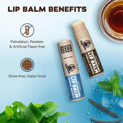 Dr. Squatch Vanilla Bourbon Moisturizing Lip Balm 0.25 oz