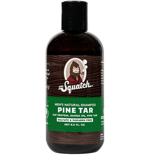 Dr. Squatch Men's Natural Shampoo 8oz. Pine Tar