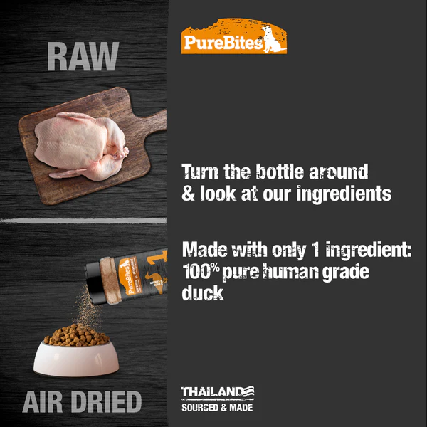 PureBites Duck Sprinkles Dog Treats 3.5oz