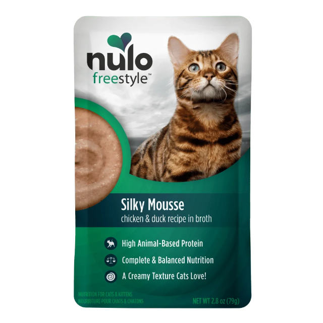 Nulo FreeStyle Silky Mousse Chicken & Duck Recipe for Cats 2.8oz