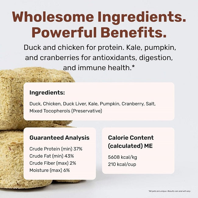 Badlands Ranch Superfood Nuggets, Duck & Kale Formula 8 oz