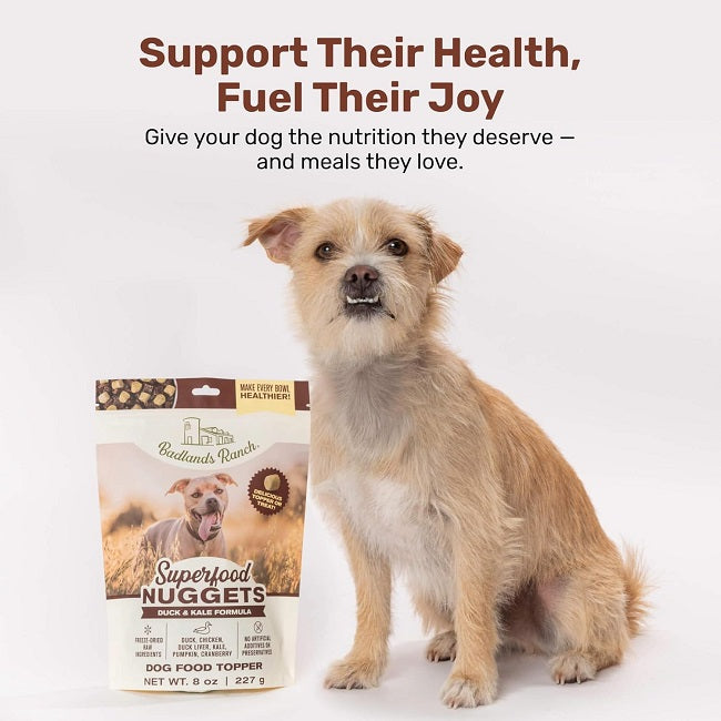 Badlands Ranch Superfood Nuggets, Duck & Kale Formula 8 oz