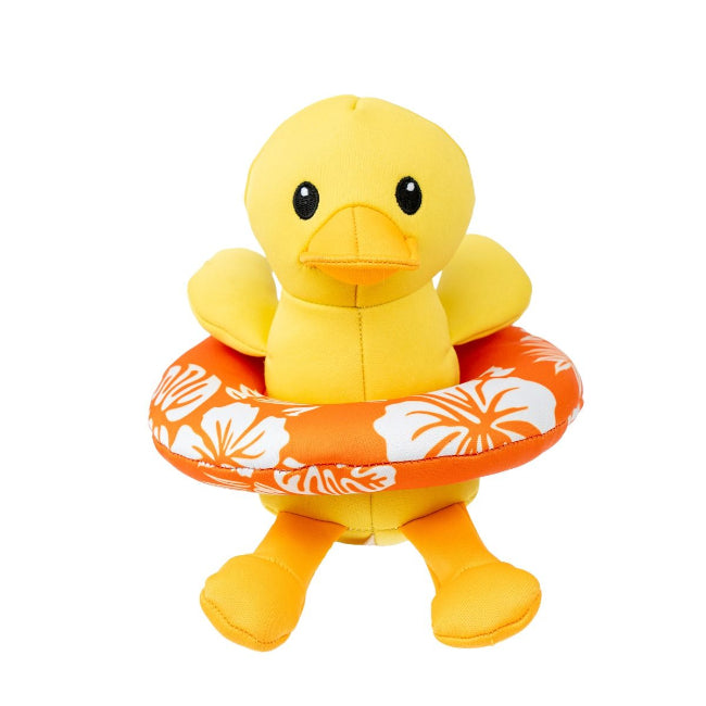 Territory 2-in-1 Floating Plush Duck Dog Toy