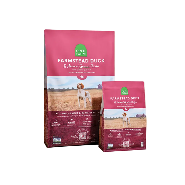 Open Farm Farmstead Duck Ancient Grains Dry Dog Food