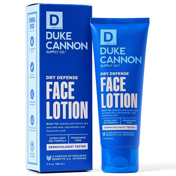 Duke Cannon Hydrating Face Lotion 3 oz.