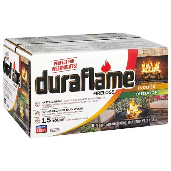 Duraflame 2.5 lb. Firelogs, Case of 6