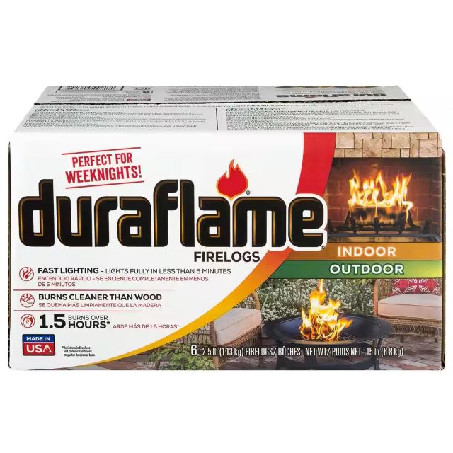 Duraflame 2.5 lb. Firelogs, Case of 6