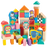Jasey's Toy Chest 80-Piece Build & Imagine Wooden Blocks