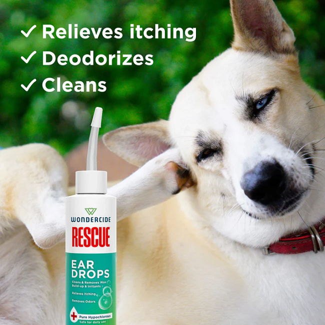 Wondercide RESCUE™ Ear Drops for Dogs & Cats 4oz