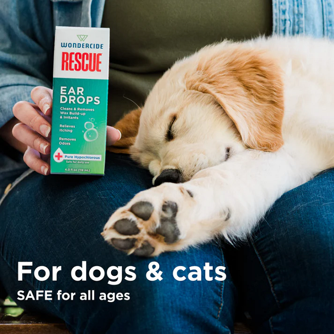 Wondercide RESCUE™ Ear Drops for Dogs & Cats 4oz