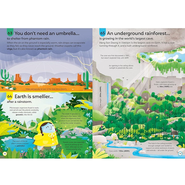 100 Things to Know About Planet Earth Book, Usborne