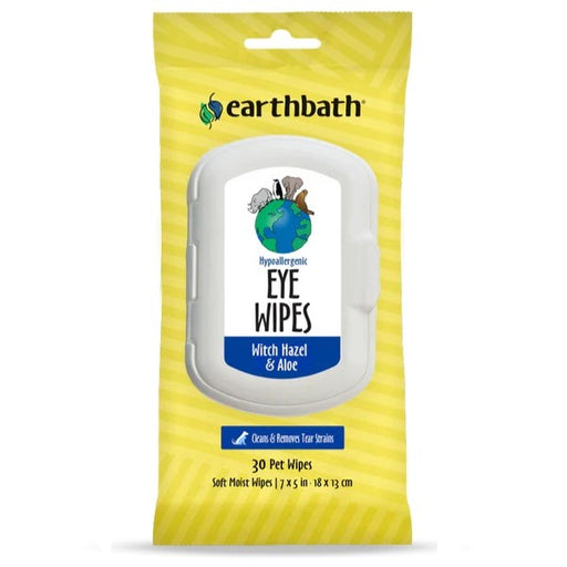Earthbath® Hypoallergenic Eye Wipes for Dogs and Cats 30-Count