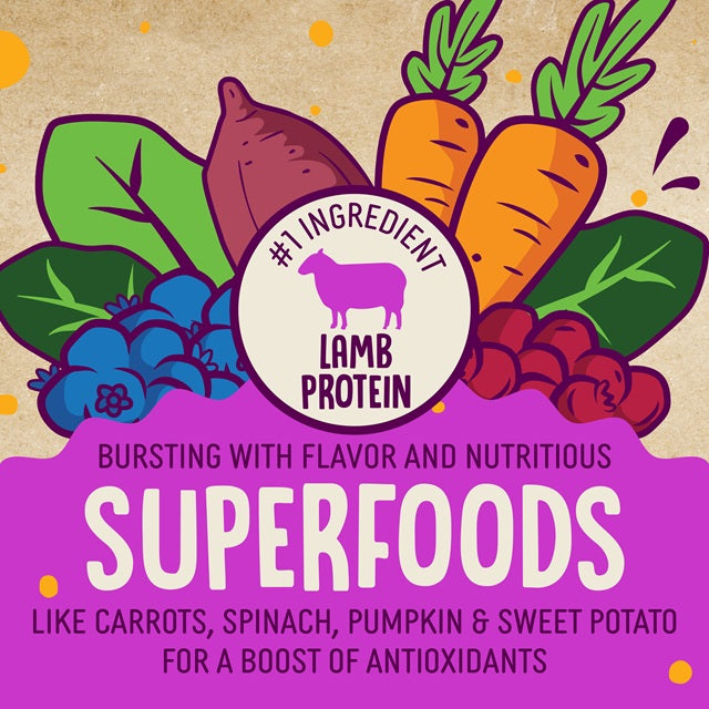 Earthborn Holistic EarthBites Lamb Protein Crunchy Dog Treats 2 Lbs.