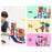 PicassoTiles 108pc Magnetic Marble Run & Racing Track Building Set