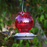 EcoCycle™ Crimson Comb Recycled Glass Hummingbird Feeder
