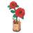 3D Wooden Flower Puzzle: Red Camellia