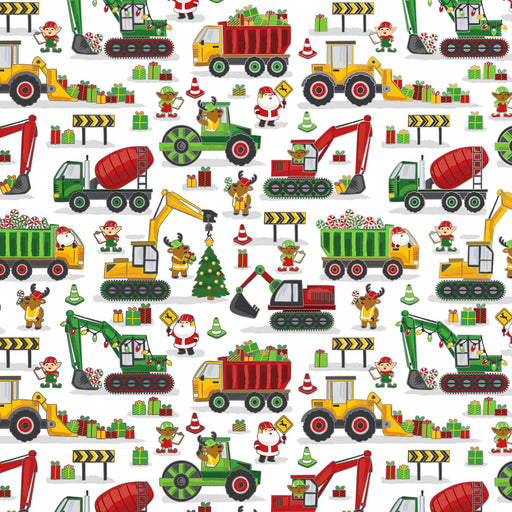 Holiday Construction Jumbo Holiday Gift Wrap Roll 10' x 30"