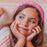 Chunky Puffy Sprinkles Headband, Light Blue