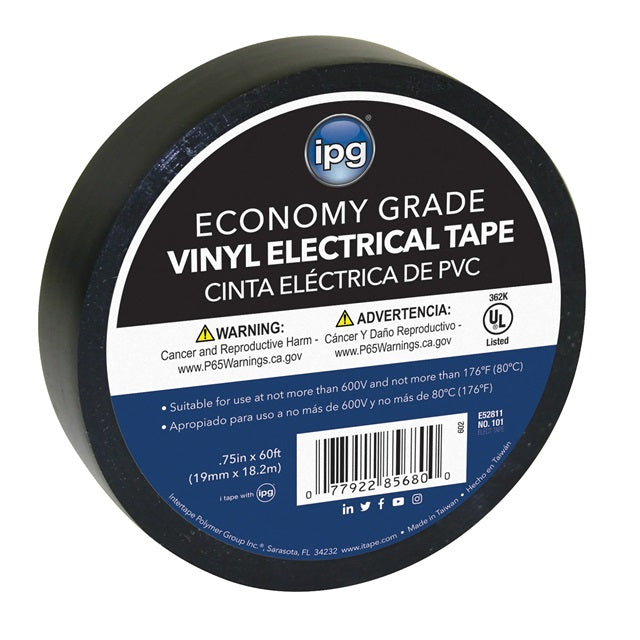 Vinyl Economy Grade Electrical Tape 0.75 in. x 60 ft.