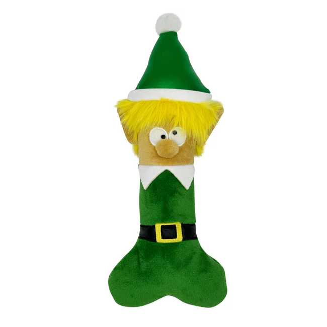 Elfin' Bone Dog Toy
