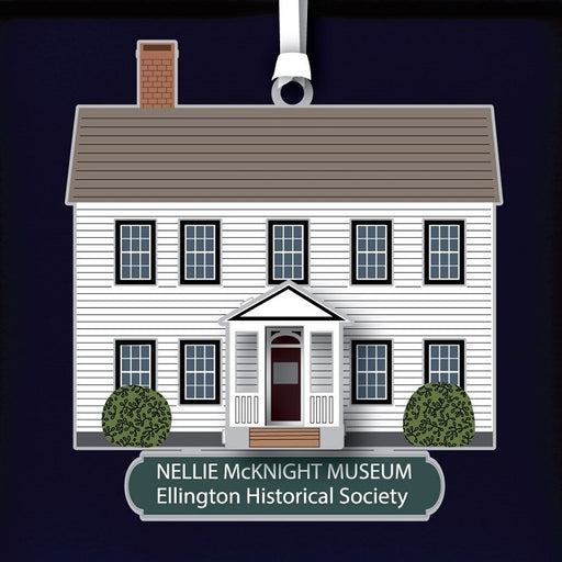 Ellington Historical Society Fundraiser Ornament, Nellie McNight Museum