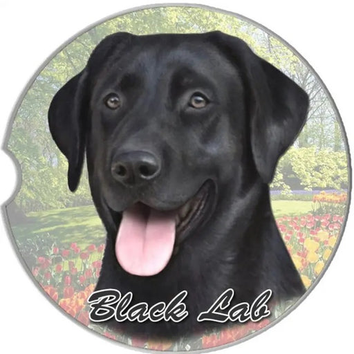 Labrador, Black Car Coaster