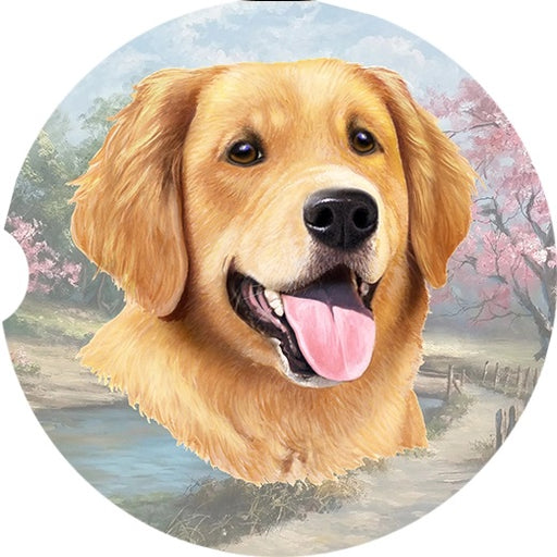 Golden Retriever Car Coaster