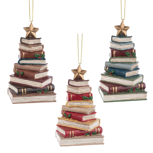 A Holiday Story Book Tree Ornament - Assorted