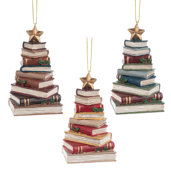 A Holiday Story Book Tree Ornament - Assorted