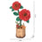 3D Wooden Flower Puzzle: Red Camellia