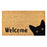 Kitty Korner 17" x 29" Coir Non-Slip Doormat