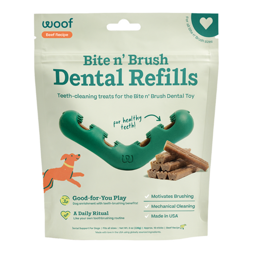 Bite n' Brush Dental Treat Refill - Beef 18 pack