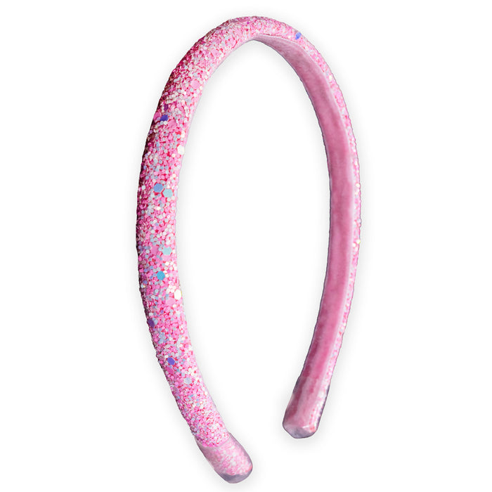 Thin Glitter Headband, Assorted Colors
