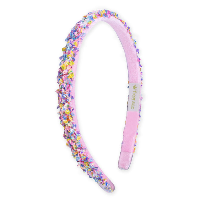 Thin Sequin Headband, Assorted Colors