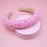 Chunky Padded Sparkly Headband, Assorted Colors