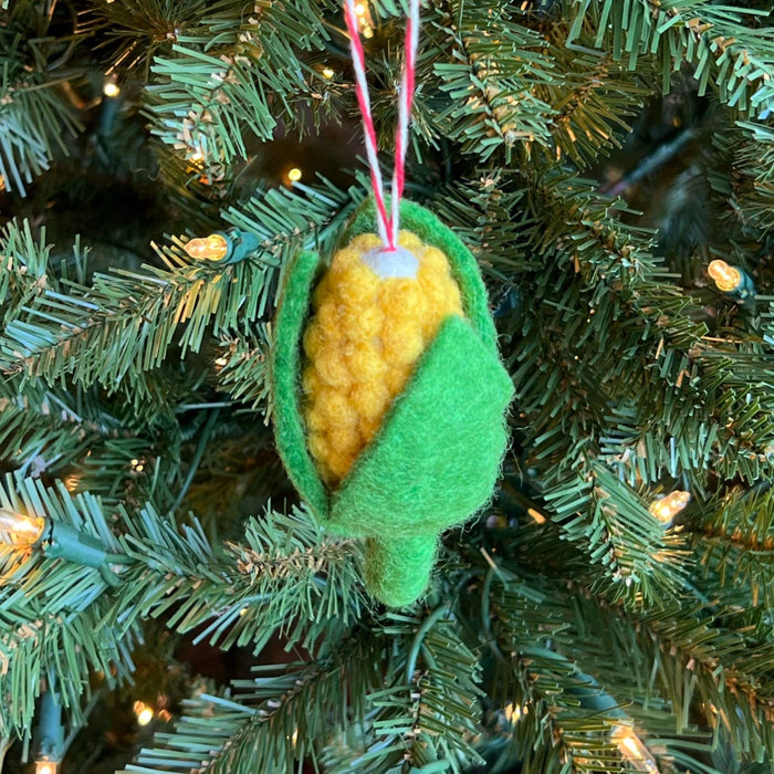 Corn Felt Wool Ornament