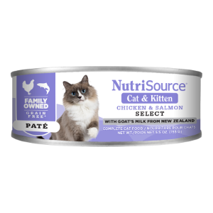 Nutrisource Grain Free Chicken & Salmon Select Cat & Kitten Food 5.5oz Can