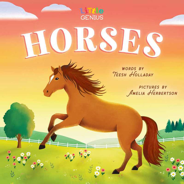 Little Genius Horses Board Book — Ellington Agway