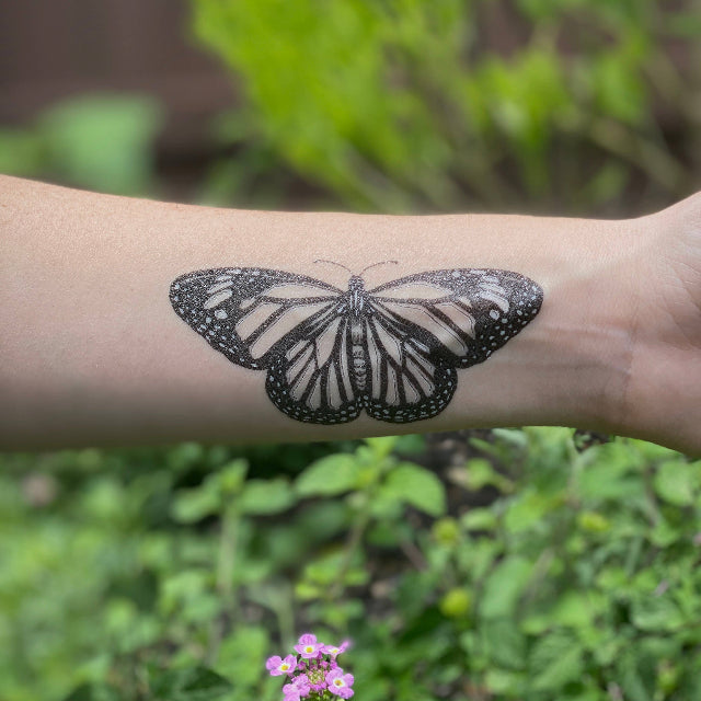 Monarch Butterfly Temporary Tattoo