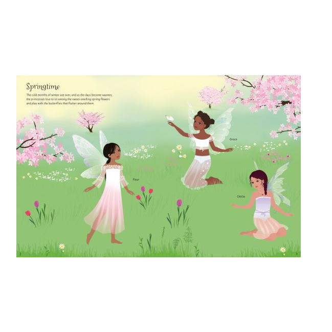 Little Sticker Dolly Dressing Fairy Princesses Sticker Book, Usborne